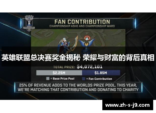 英雄联盟总决赛奖金揭秘 荣耀与财富的背后真相 英雄联盟总决赛奖金揭秘 荣耀与财富的背后真相